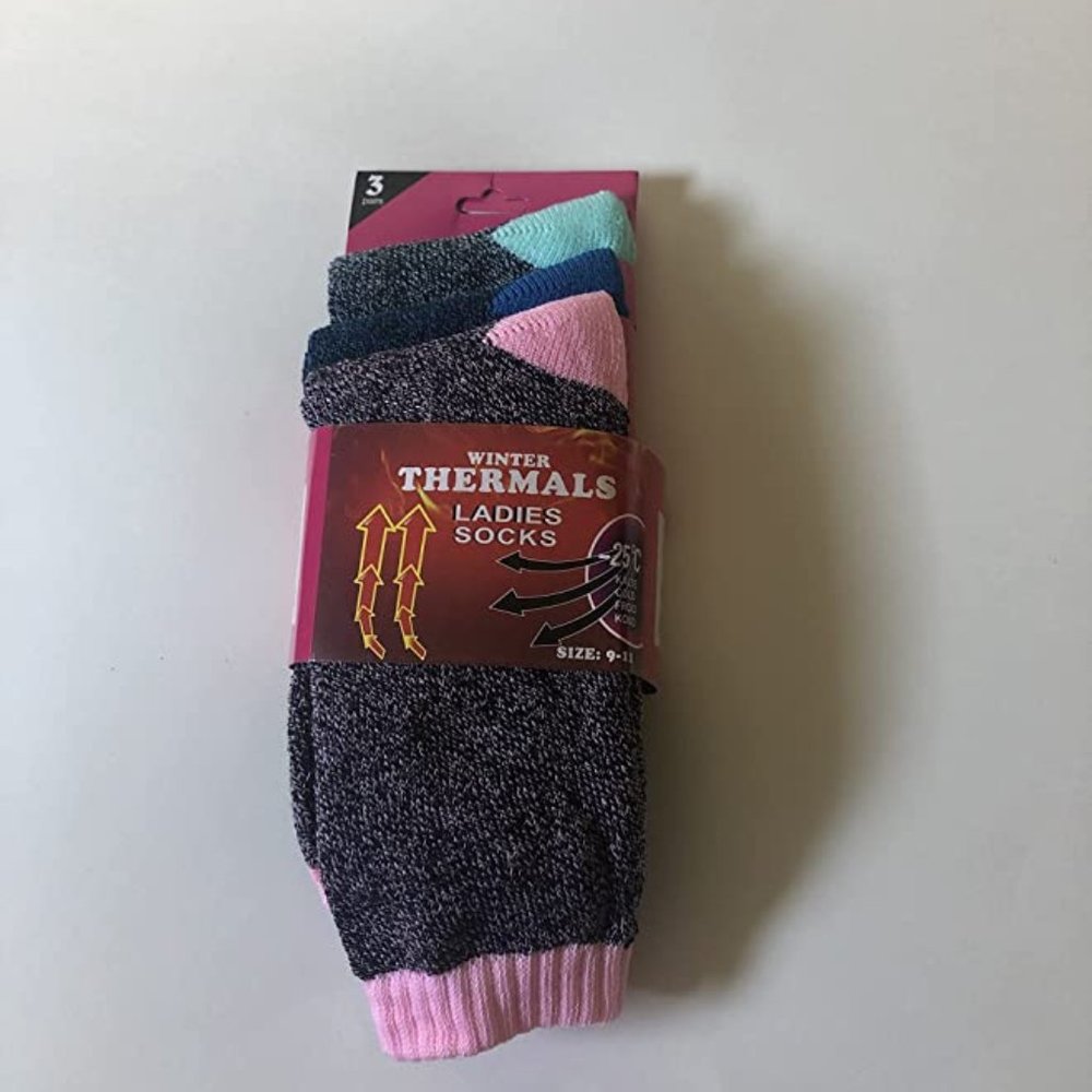 NEW Ladies Thermal Sock Set of 3 Pairs     -25°C Degrees